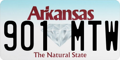 AR license plate 901MTW