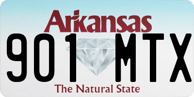 AR license plate 901MTX
