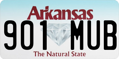 AR license plate 901MUB