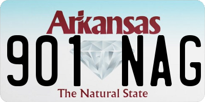 AR license plate 901NAG