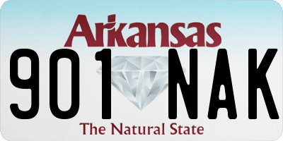 AR license plate 901NAK