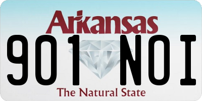 AR license plate 901NOI