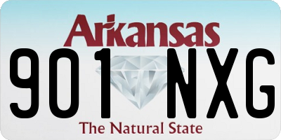 AR license plate 901NXG
