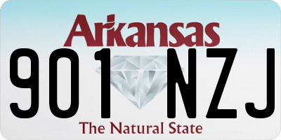 AR license plate 901NZJ
