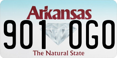 AR license plate 901OGO