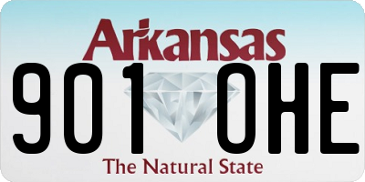 AR license plate 901OHE