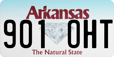AR license plate 901OHT