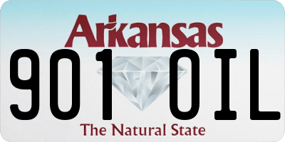 AR license plate 901OIL