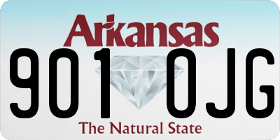 AR license plate 901OJG