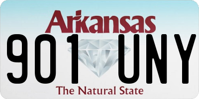 AR license plate 901UNY