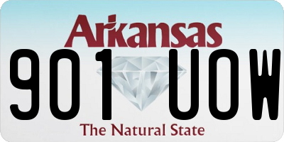 AR license plate 901UOW