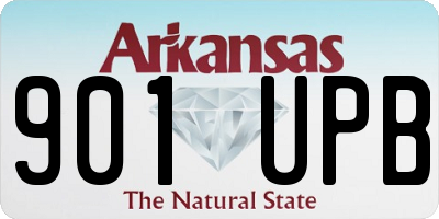 AR license plate 901UPB