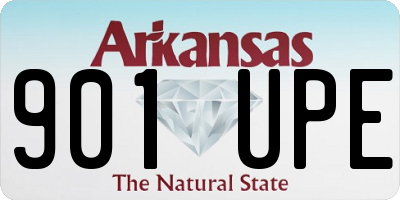 AR license plate 901UPE
