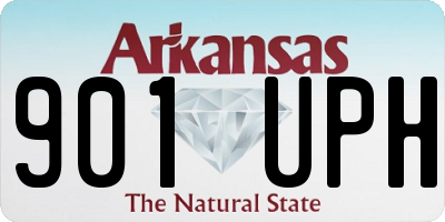 AR license plate 901UPH