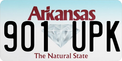 AR license plate 901UPK
