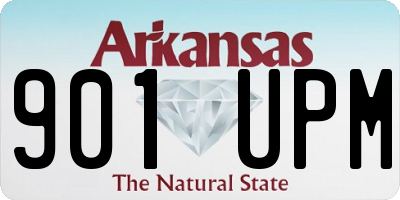 AR license plate 901UPM