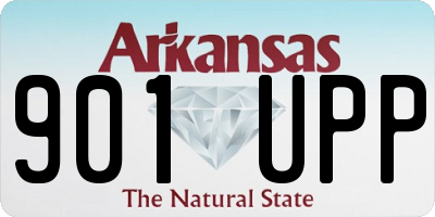 AR license plate 901UPP