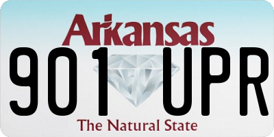 AR license plate 901UPR