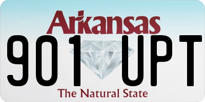 AR license plate 901UPT