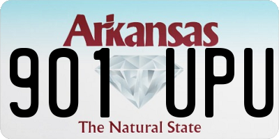AR license plate 901UPU