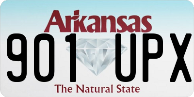 AR license plate 901UPX