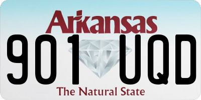 AR license plate 901UQD