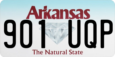 AR license plate 901UQP