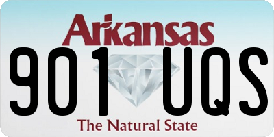 AR license plate 901UQS