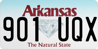 AR license plate 901UQX
