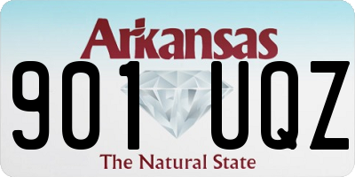 AR license plate 901UQZ