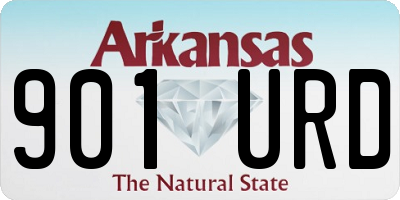 AR license plate 901URD