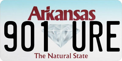 AR license plate 901URE