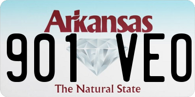 AR license plate 901VEO