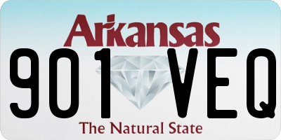 AR license plate 901VEQ