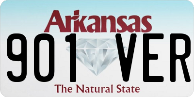 AR license plate 901VER