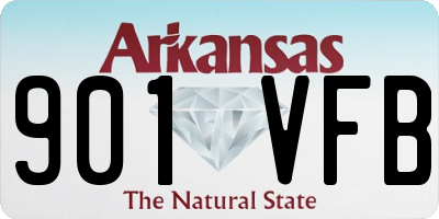 AR license plate 901VFB