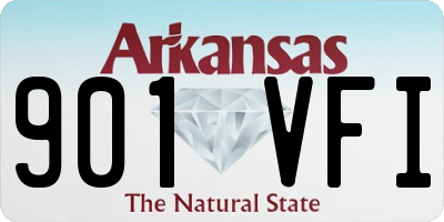 AR license plate 901VFI