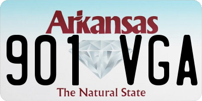 AR license plate 901VGA