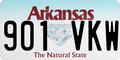 AR license plate 901VKW