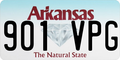 AR license plate 901VPG