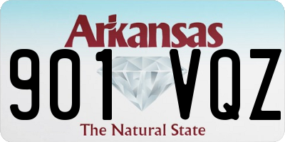 AR license plate 901VQZ