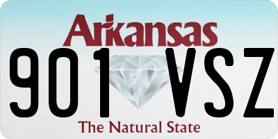 AR license plate 901VSZ