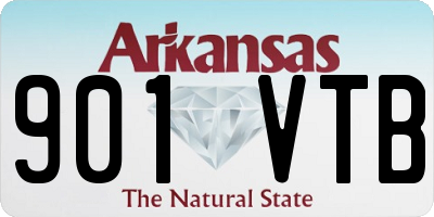 AR license plate 901VTB