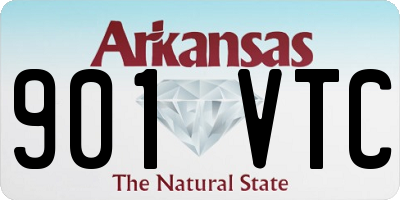 AR license plate 901VTC