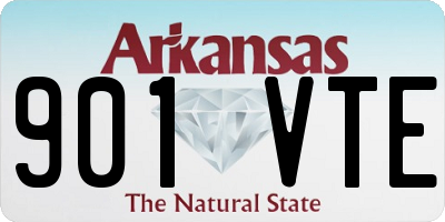 AR license plate 901VTE
