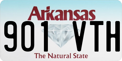 AR license plate 901VTH