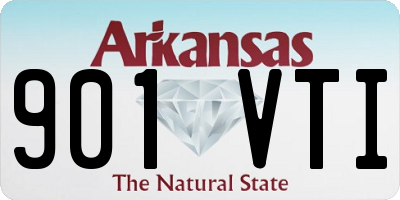 AR license plate 901VTI