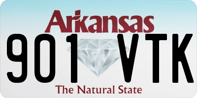 AR license plate 901VTK