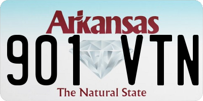 AR license plate 901VTN