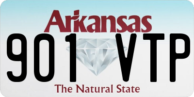 AR license plate 901VTP